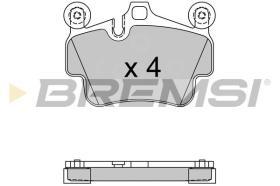 BREMSI BP3564 - PASTILLAS DE FRENO PORSCHE