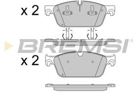 BREMSI BP3565 - PASTILLAS DE FRENO MERCEDES-BENZ, PEUGEOT