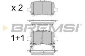 BREMSI BP3566 - PASTILLAS DE FRENO OPEL, CHEVROLET