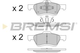 BREMSI BP3567 - PASTILLAS DE FRENO FORD, MAZDA