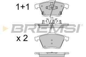 BREMSI BP3569 - PASTILLAS DE FRENO MAZDA