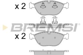 BREMSI BP3571 - PASTILLAS DE FRENO BMW, MERCEDES-BENZ, VW, AUDI