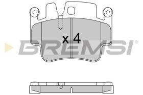 BREMSI BP3573 - PASTILLAS DE FRENO PORSCHE