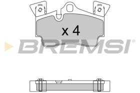 BREMSI BP3574 - PASTILLAS DE FRENO VW, AUDI, PORSCHE