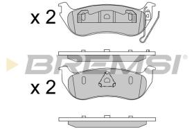 BREMSI BP3576 - PASTILLAS DE FRENO JEEP