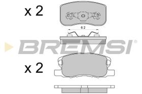 BREMSI BP3578 - PASTILLAS DE FRENO MITSUBISHI