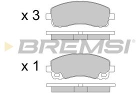 BREMSI BP3582 - PASTILLAS DE FRENO MITSUBISHI CANTER 2005