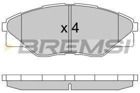 BREMSI BP3586 - PASTILLAS DE FRENO TOYOTA