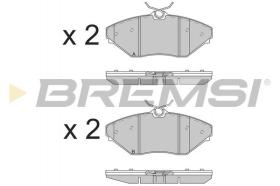 BREMSI BP3588 - PASTILLAS DE FRENO MAHINDRA