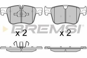 BREMSI BP3598 - PASTILLAS DE FRENO PEUGEOT, CITROEN