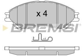 BREMSI BP3603 - PASTILLAS DE FRENO SUZUKI