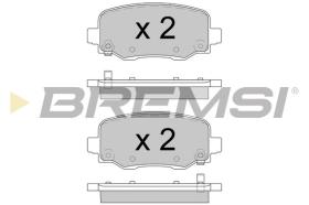 BREMSI BP3604 - PASTILLAS DE FRENO FIAT, JEEP