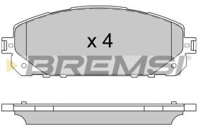 BREMSI BP3605 - PASTILLAS DE FRENO JEEP