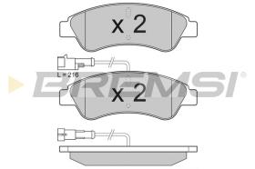 BREMSI BP3612 - PASTILLAS DE FRENO FIAT, PEUGEOT, CITROEN