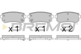 BREMSI BP3614 - PASTILLAS DE FRENO KIA, HYUNDAI