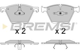 BREMSI BP3615 - PASTILLAS DE FRENO BMW, ALPINA