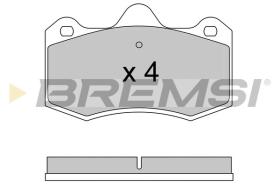 BREMSI BP3617 - PASTILLAS DE FRENO RENAULT, SEAT, LOTUS