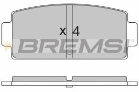 BREMSI BP3620 - PASTILLAS DE FRENO LIGIER