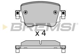 BREMSI BP3623 - PASTILLAS DE FRENO VW, AUDI, SKODA, SEAT