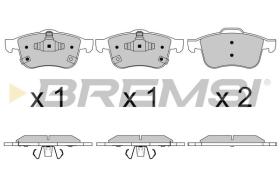 BREMSI BP3626 - PASTILLAS DE FRENO FIAT