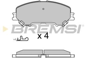 BREMSI BP3629 - PASTILLAS DE FRENO RENAULT, NISSAN