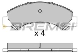 BREMSI BP3650 - PASTILLAS DE FRENO ISUZU N SERIE NPR 85L, NPR 85P