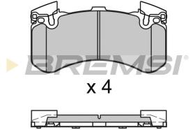 BREMSI BP3654 - PASTILLAS DE FRENO VW, AUDI