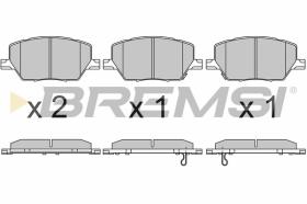 BREMSI BP3657 - PASTILLAS DE FRENO FIAT, JEEP