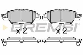 BREMSI BP3661 - PASTILLAS DE FRENO FIAT, ABARTH, MAZDA