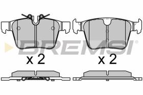 BREMSI BP3664 - PASTILLAS DE FRENO LAND ROVER, JAGUAR, VOLVO