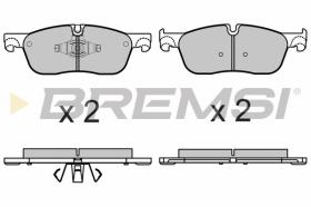 BREMSI BP3667 - PASTILLAS DE FRENO JAGUAR, LAND ROVER