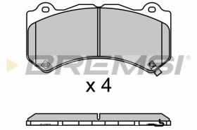 BREMSI BP3670 - PASTILLAS DE FRENO JEEP, CADILLAC, CHEVROLET