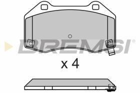 BREMSI BP3675 - PASTILLAS DE FRENO OPEL