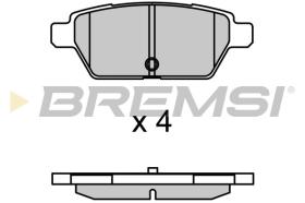 BREMSI BP3683 - PASTILLAS DE FRENO MAZDA