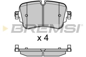 BREMSI BP3686 - PASTILLAS DE FRENO VW, AUDI