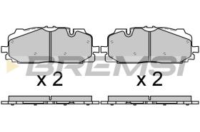 BREMSI BP3687 - PASTILLAS DE FRENO VW, AUDI