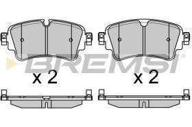 BREMSI BP3688 - PASTILLAS DE FRENO VW, AUDI