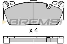 BREMSI BP3691 - PASTILLAS DE FRENO BMW