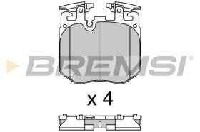 BREMSI BP3692 - PASTILLAS DE FRENO BMW, ROLLS-ROYCE, ALPINA