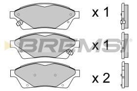 BREMSI BP3694 - PASTILLAS DE FRENO CADILLAC