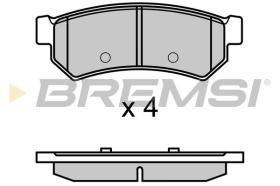 BREMSI BP3695 - PASTILLAS DE FRENO DAEWOO, CHEVROLET