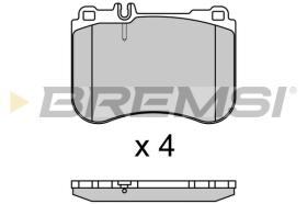 BREMSI BP3696 - PASTILLAS DE FRENO MERCEDES-BENZ