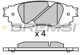 BREMSI BP3705 - PASTILLAS DE FRENO TOYOTA, LEXUS