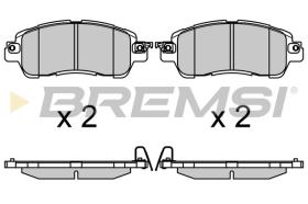 BREMSI BP3706 - PASTILLAS DE FRENO MAZDA