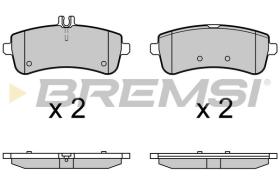 BREMSI BP3709 - PASTILLAS DE FRENO MERCEDES-BENZ