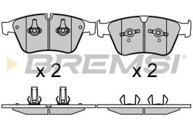 BREMSI BP3713 - PASTILLAS DE FRENO MERCEDES-BENZ