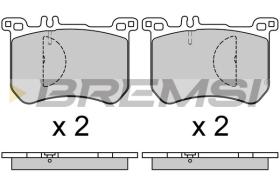 BREMSI BP3714 - PASTILLAS DE FRENO MERCEDES-BENZ