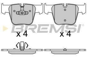 BREMSI BP3715 - PASTILLAS DE FRENO MERCEDES-BENZ