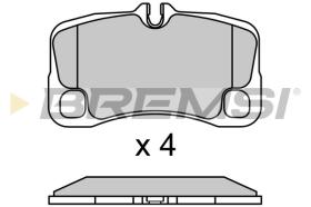 BREMSI BP3727 - PASTILLAS DE FRENO TOYOTA, LEXUS