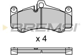 BREMSI BP3728 - PASTILLAS DE FRENO PORSCHE